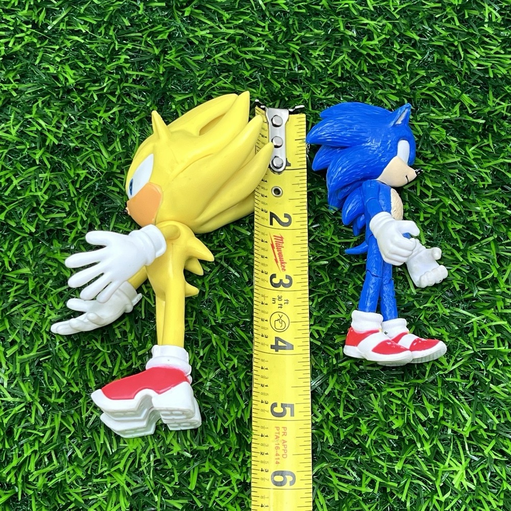 Sonic The Hedgehog Jakks & Super Sonic Collectible Action Figure 5-4 inch Loose - Picture 6 of 6